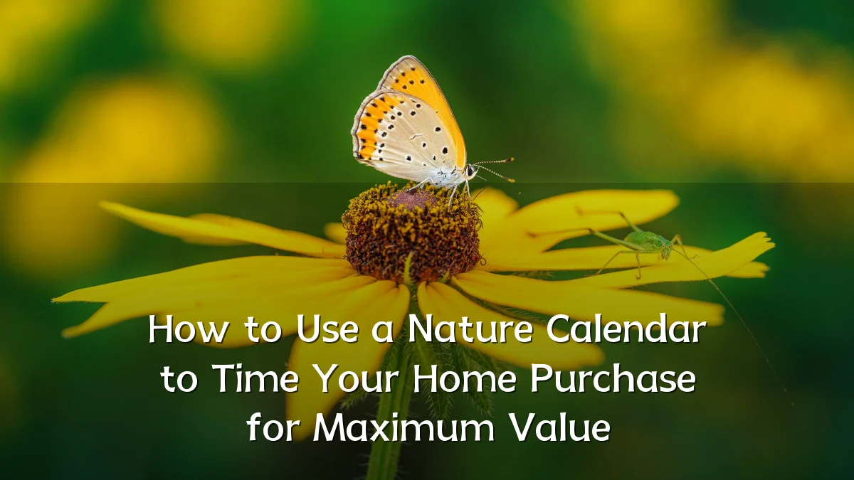 How to Use a Nature Calendar to Time Your Home Purchase for Maximum Value