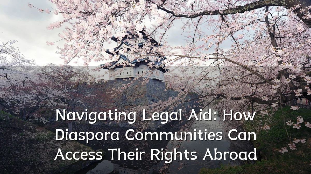 Navigating Legal Aid: How Diaspora Communities Can Access Their Rights Abroad