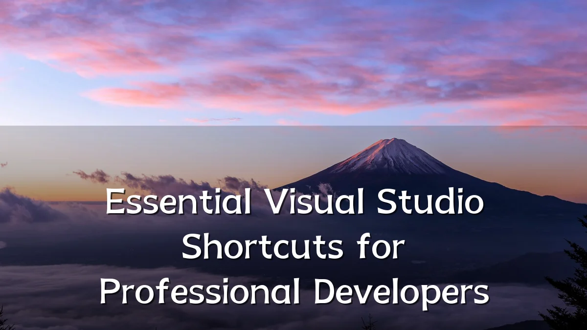 Essential Visual Studio Shortcuts for Professional Developers
