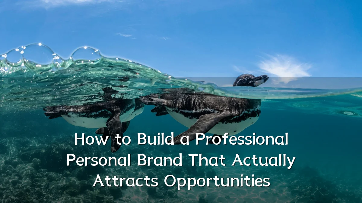 How to Build a Professional Personal Brand That Actually Attracts Opportunities