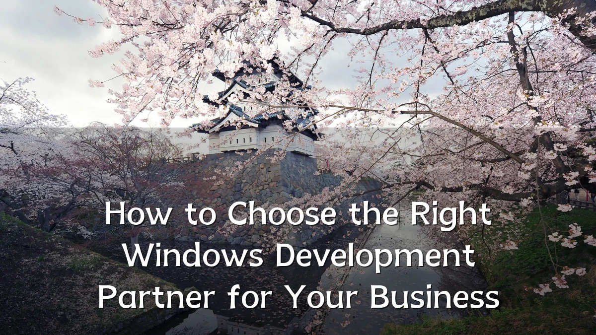 How to Choose the Right Windows Development Partner for Your Business