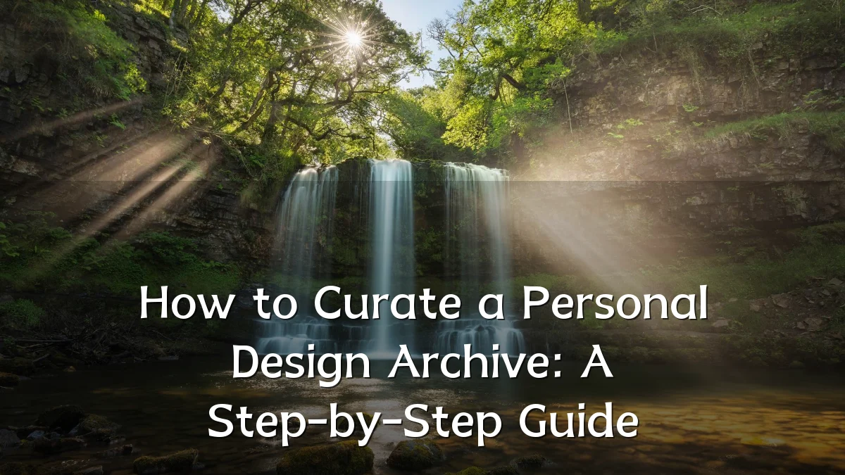 How to Curate a Personal Design Archive: A Step-by-Step Guide