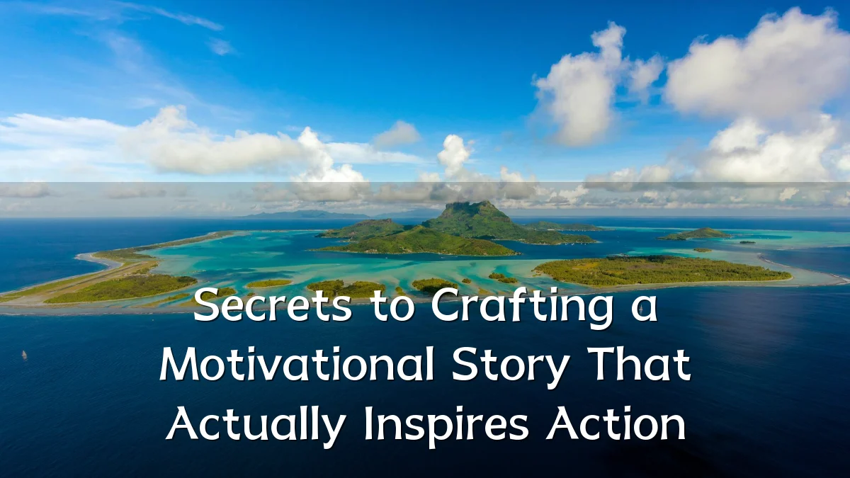 Secrets to Crafting a Motivational Story That Actually Inspires Action