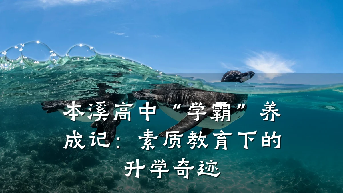 本溪高中“学霸”养成记：素质教育下的升学奇迹