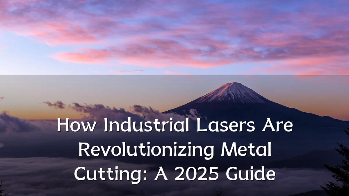 How Industrial Lasers Are Revolutionizing Metal Cutting: A 2025 Guide
