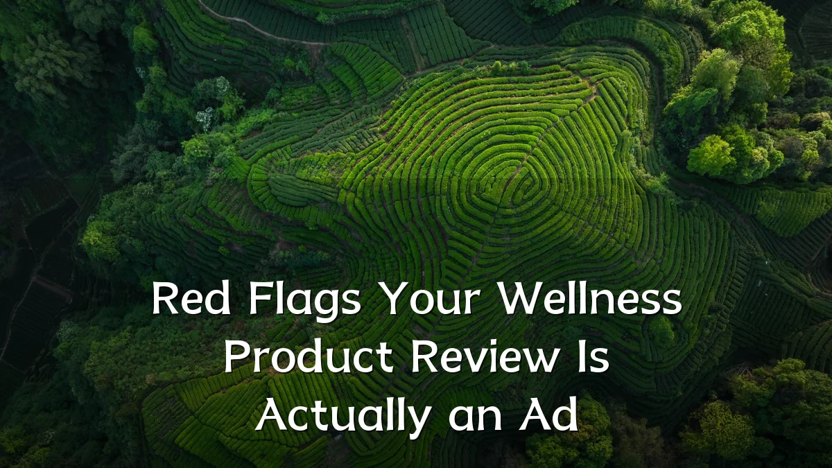 Red Flags Your Wellness Product Review Is Actually an Ad